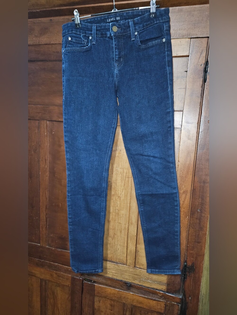Level 99 Dark Indigo Skinny Jeans Size 29.
